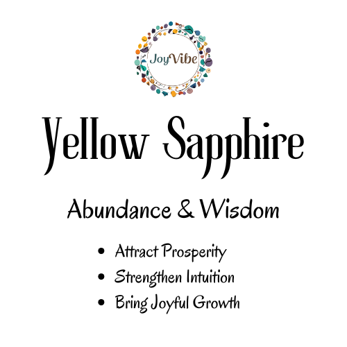 Yellow Sapphire – Prosperity & Clarity