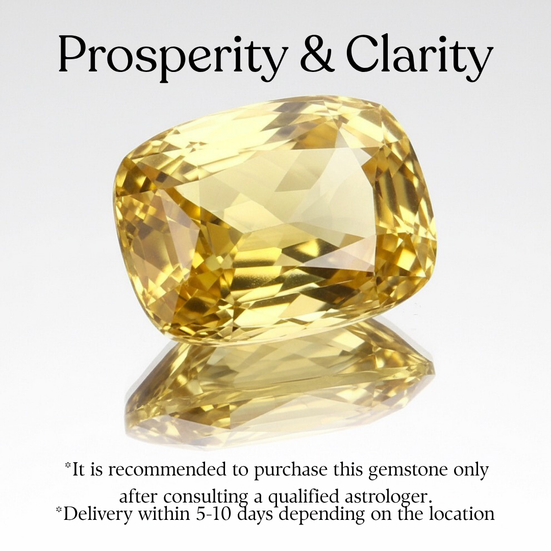 Yellow Sapphire – Prosperity & Clarity