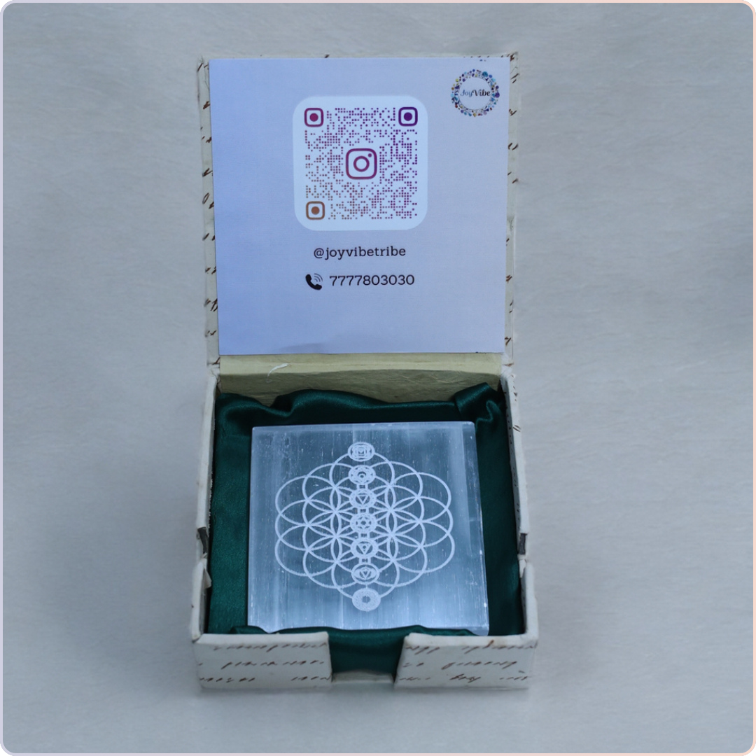 Selenite Plate – Energy Cleansing & Charging