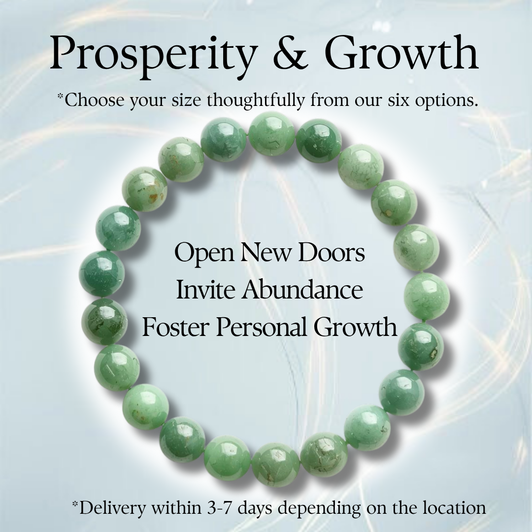 Green Aventurine Bracelet – Prosperity & Growth