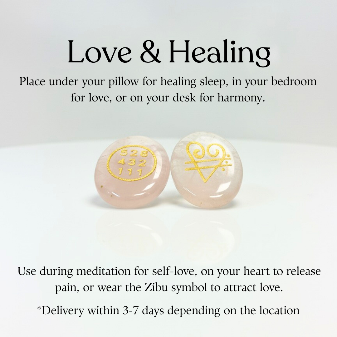 JoyVibe Rose Quartz Zibu - Love & Healing