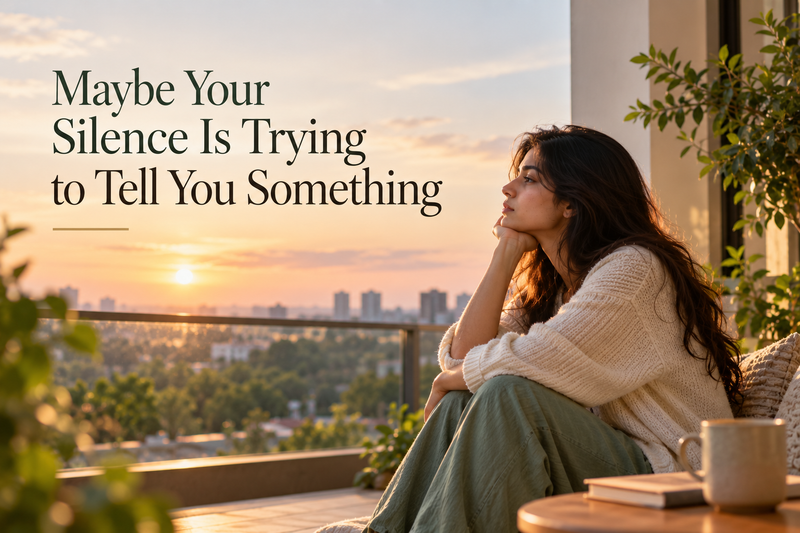 Maybe Your Silence Is Trying to Tell You Something