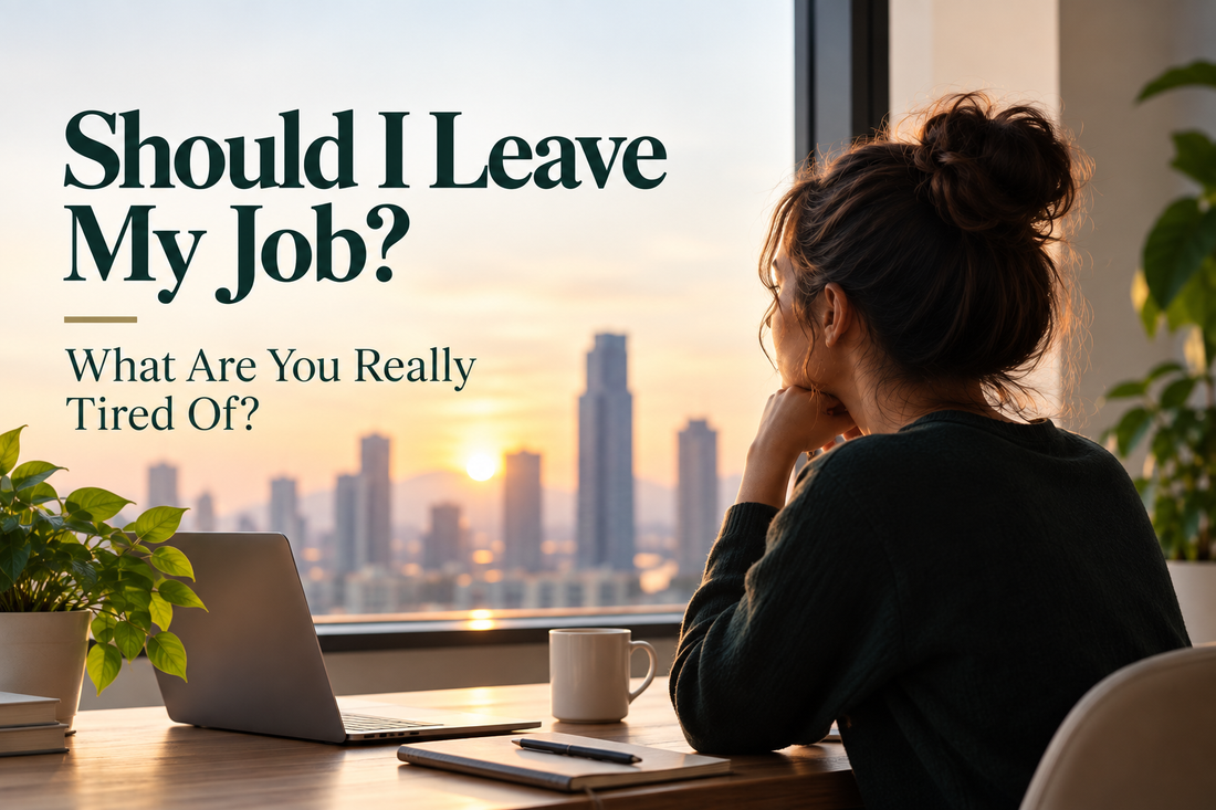 Should I Leave My Job? What Are You Really Tired Of?