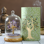 Amethyst Wish Tree In Glass Dome