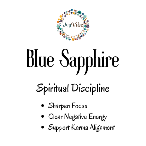 Blue Sapphire – Focus & Spiritual Power