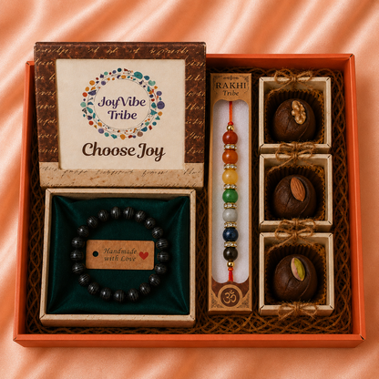 Raksha Bandhan Guardian Gift Box (Black Tourmaline Bracelet)