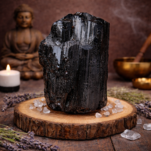 Black tourmaline Raw Cluster