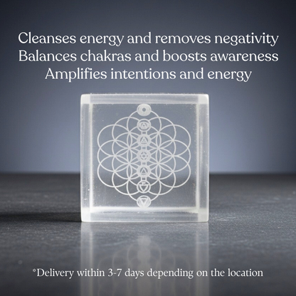 Selenite Box with 7 Chakra Engraving