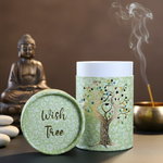 Rose Quartz Wish Tree In Glass Dome
