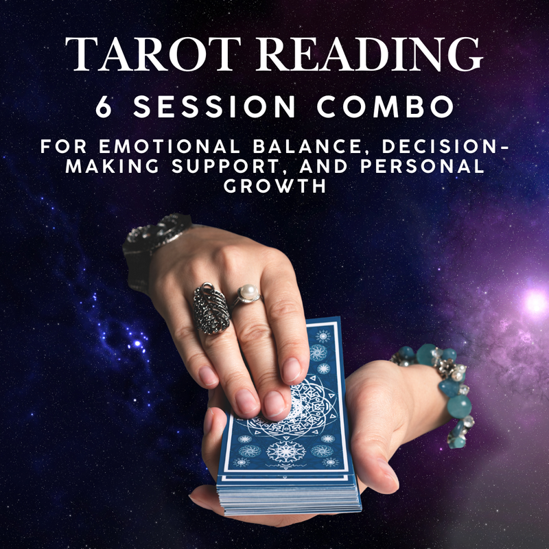 Tarot reading (6 session Combo) - For emotional balance, decision-making support, and personal growth.