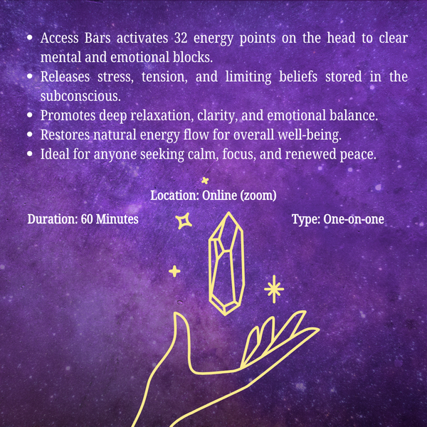 Access Bars – Release, Relax & Rejuvenate!