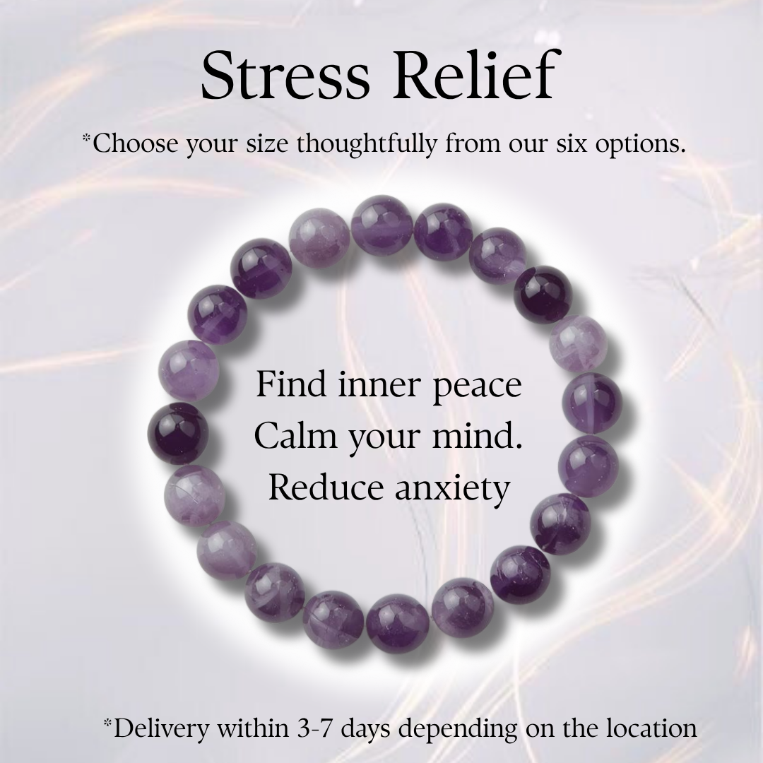 Amethyst Bracelet - Stress Relief