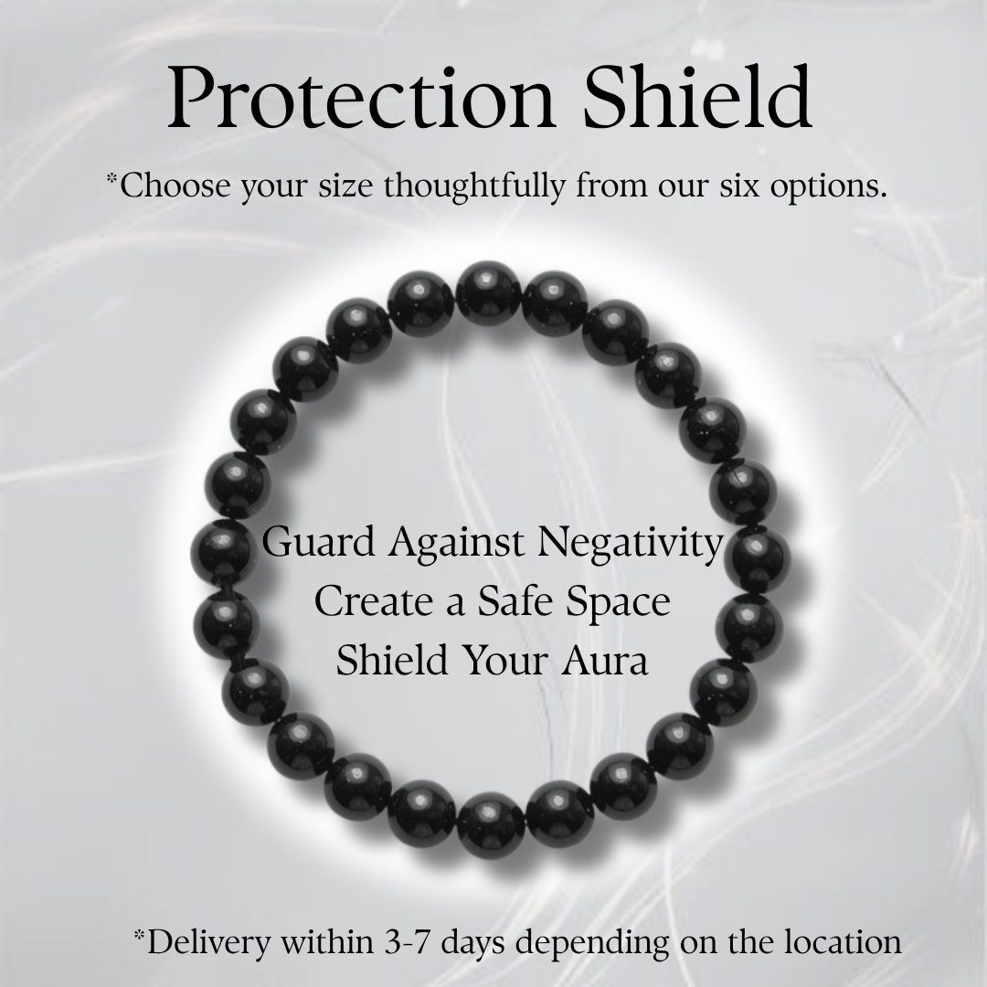 Black Tourmaline Bracelet –  Protection Shield