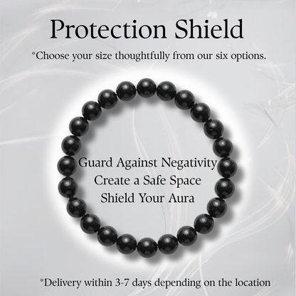 Black Tourmaline Bracelet –  Protection Shield