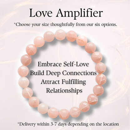 Rose Quartz Bracelet – Love Amplifier