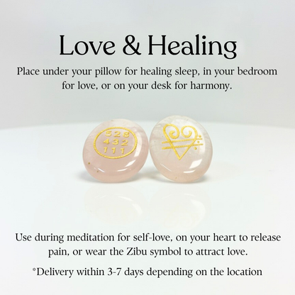 JoyVibe Rose Quartz Zibu - Love & Healing